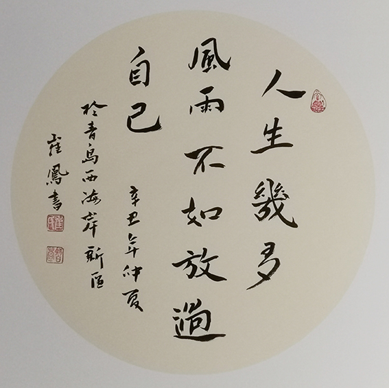 崔凤作品3《人生几多风雨 不如放过自己》